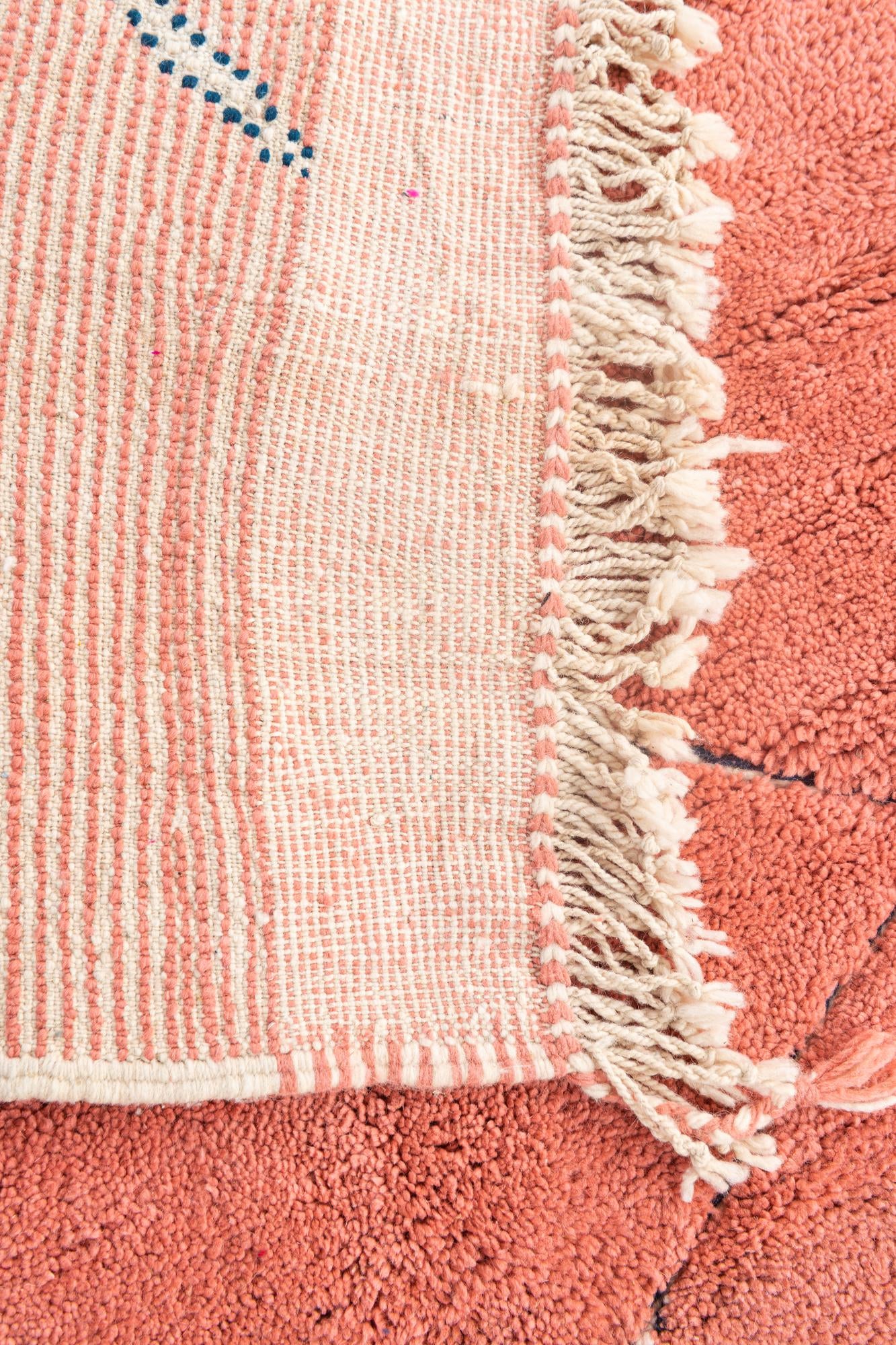 5' 7 x 7' 10 Hand Knotted Moroccan Wool Rug
