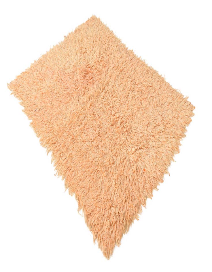 Detail image of 3' 7 x 4' 9  Hand Knotted Moroccan Wool Rug