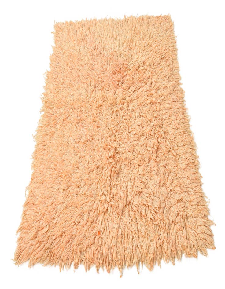 Detail image of 3' 7 x 4' 9  Hand Knotted Moroccan Wool Rug