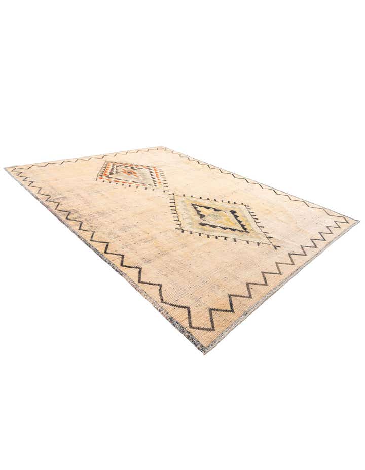 9' x 11' 8 Hand Knotted Moroccan Wool Rug