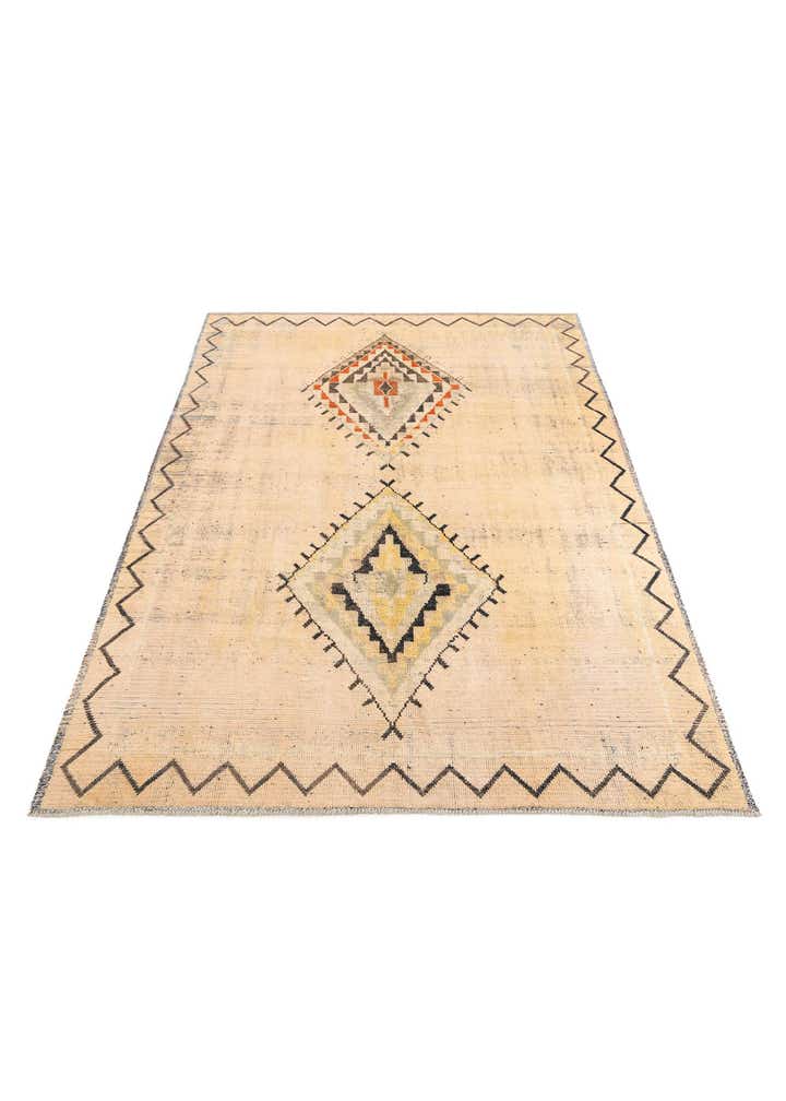 9' x 11' 8 Hand Knotted Moroccan Wool Rug