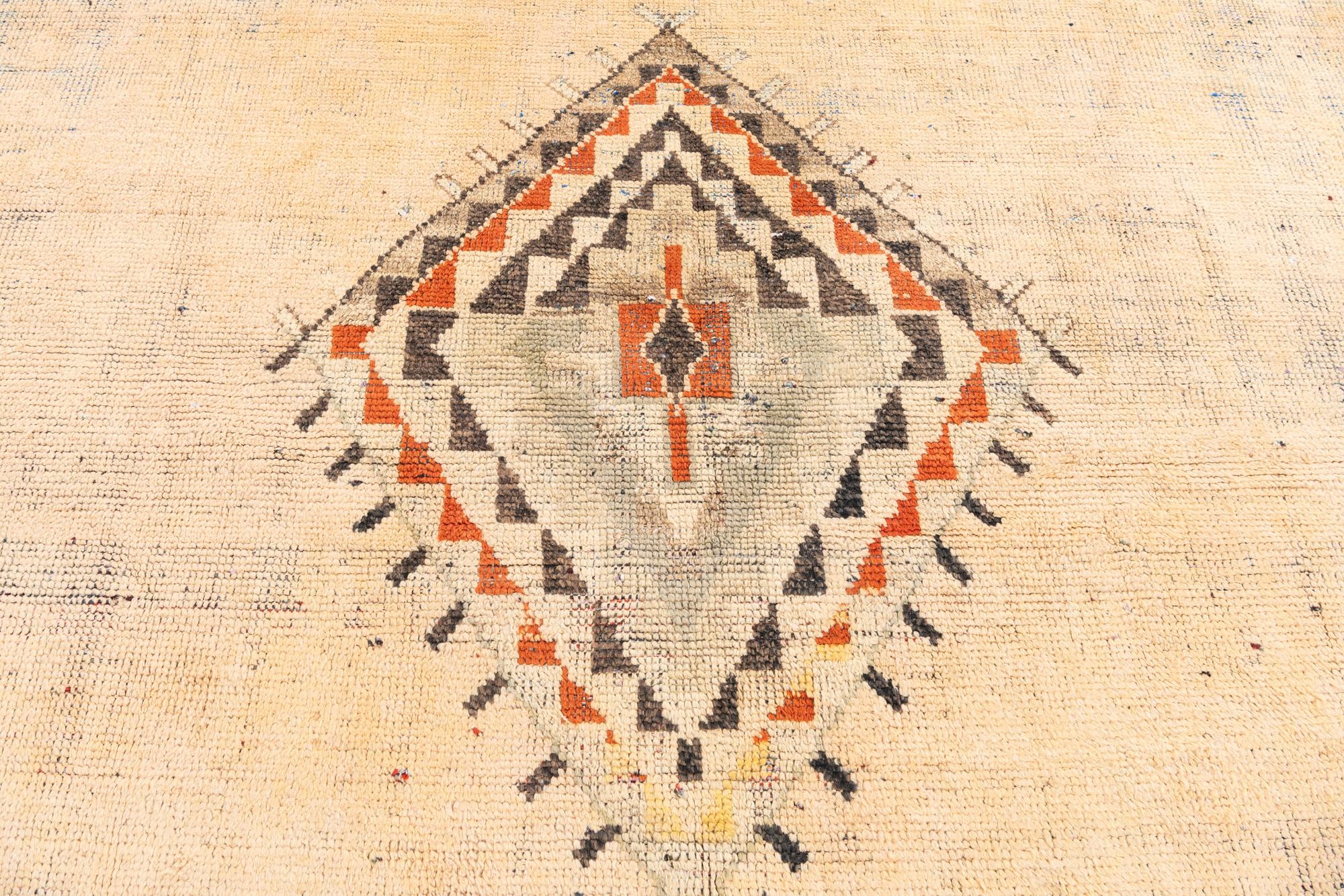 9' x 11' 8 Hand Knotted Moroccan Wool Rug