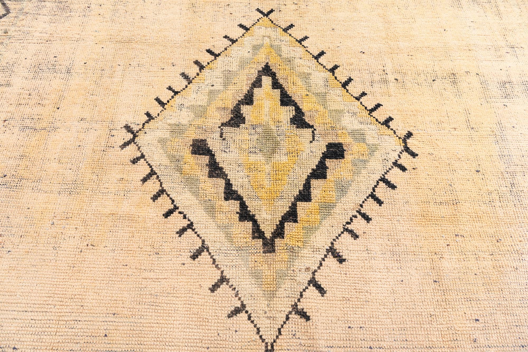 9' x 11' 8 Hand Knotted Moroccan Wool Rug