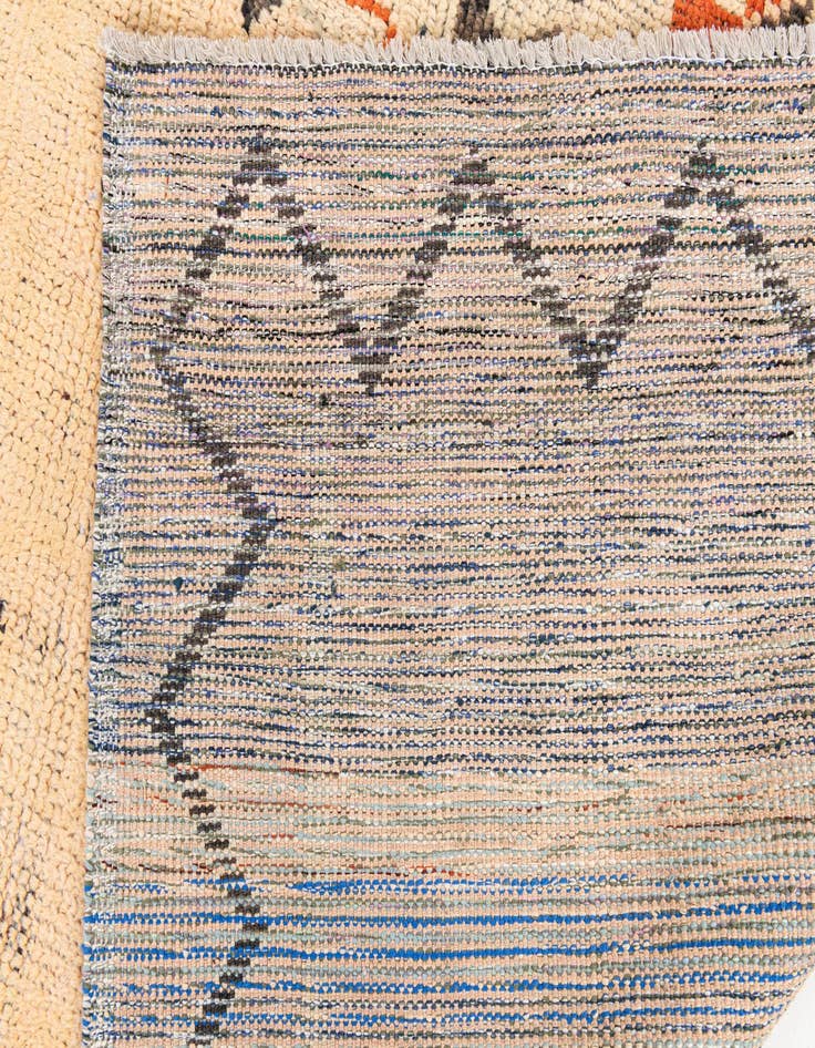 Detail image of 9' x 11' 8  Hand Knotted Moroccan Wool Rug