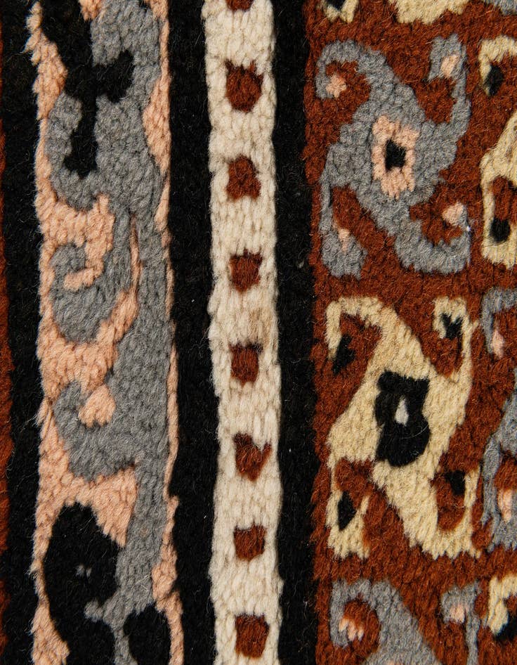 Detail image of 2' 7 x 4' 2  Hand Knotted Moroccan Wool Rug