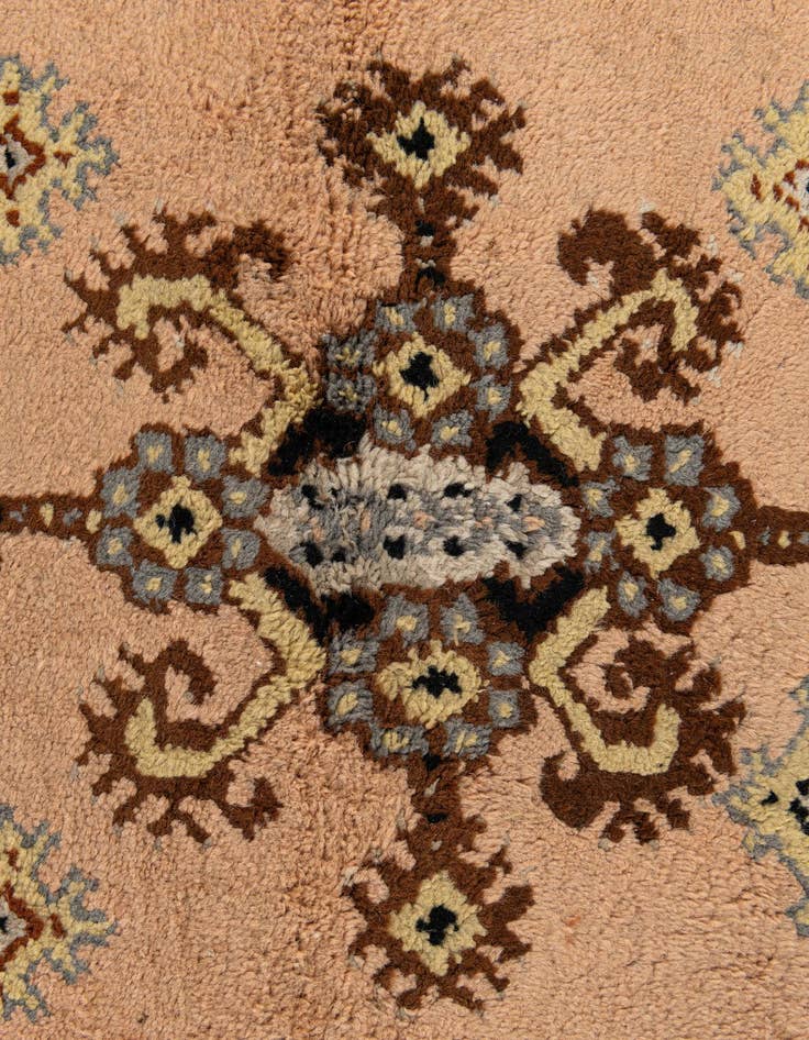 Detail image of 2' 7 x 4' 2  Hand Knotted Moroccan Wool Rug