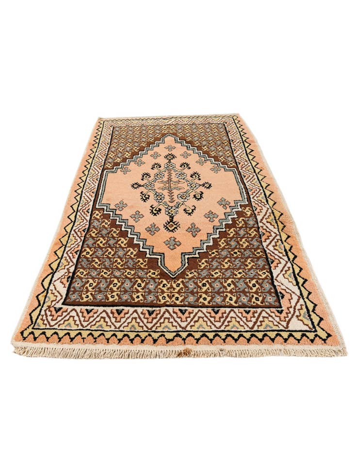 Detail image of 3' 6 x 6' 5 Hand Knotted Moroccan Wool Rug