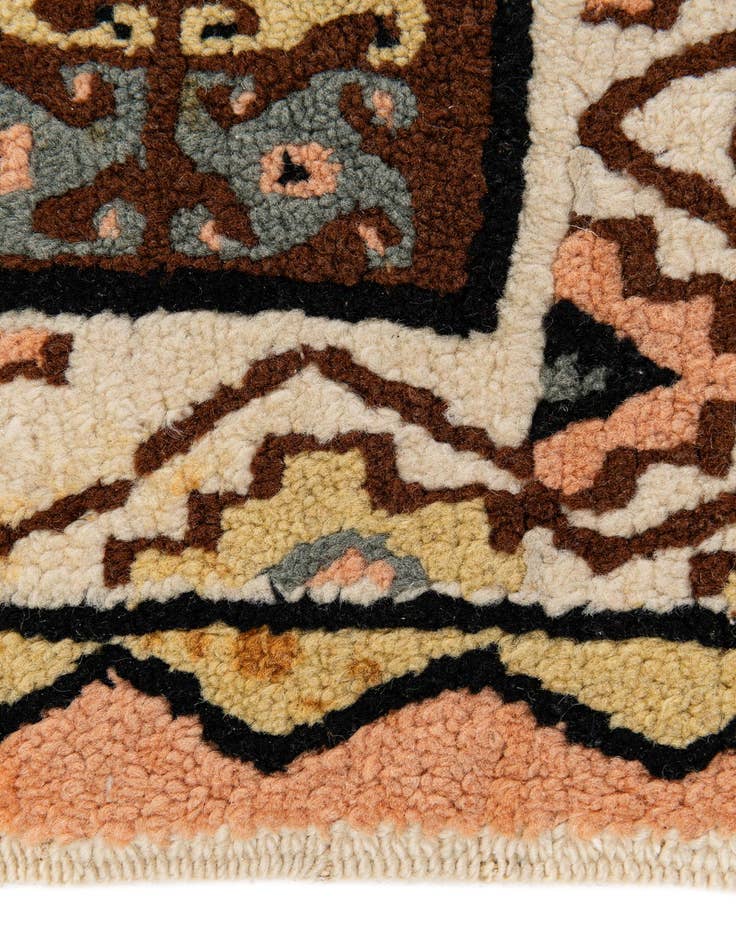 Detail image of 3' 6 x 6' 5  Hand Knotted Moroccan Wool Rug