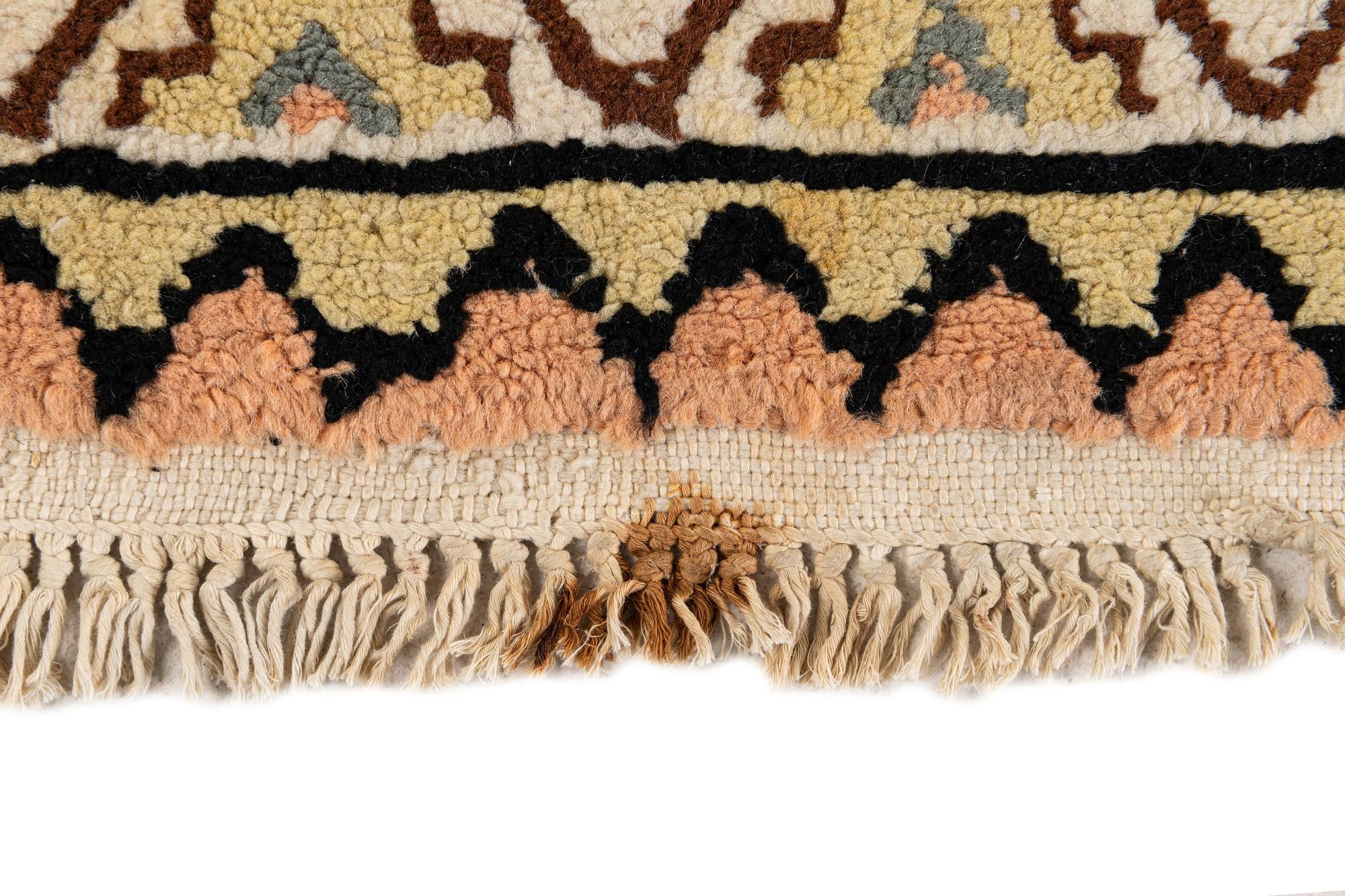 3' 6 x 6' 5 Hand Knotted Moroccan Wool Rug