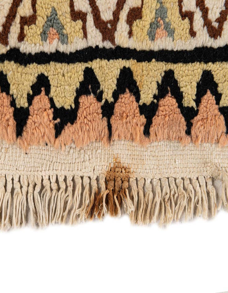 Detail image of 3' 6 x 6' 5  Hand Knotted Moroccan Wool Rug