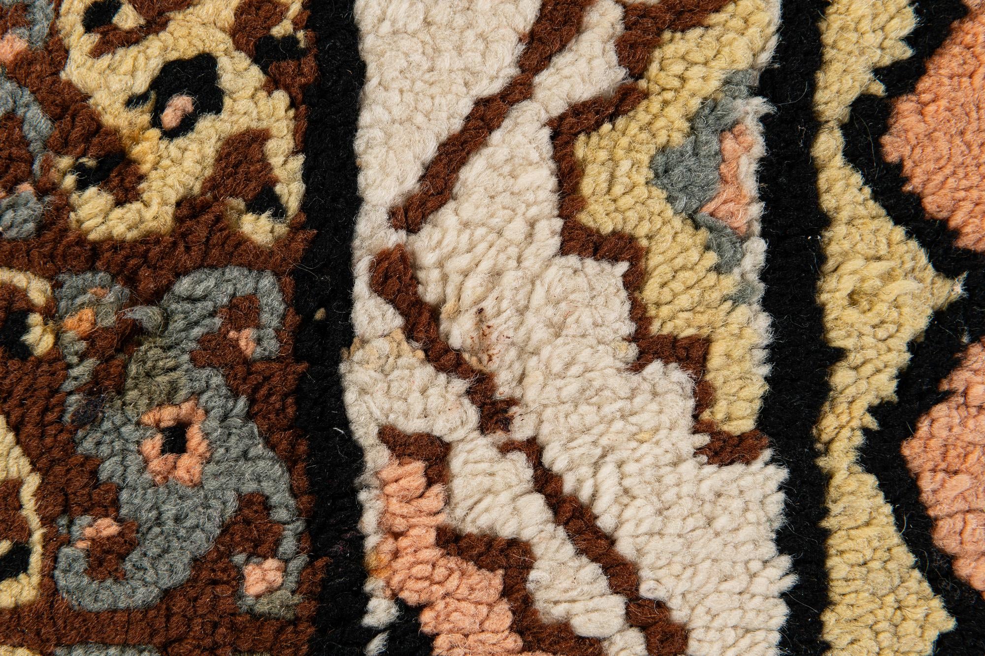 3' 6 x 6' 5 Hand Knotted Moroccan Wool Rug