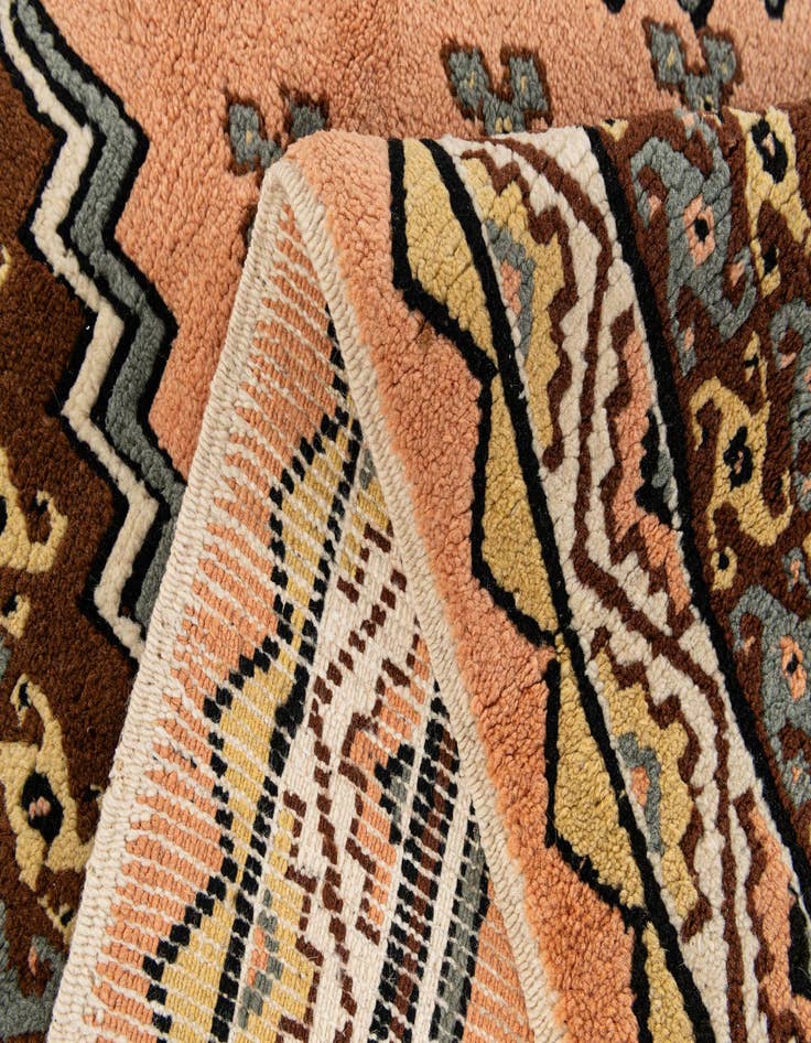 Detail image of 3' 6 x 6' 5  Hand Knotted Moroccan Wool Rug