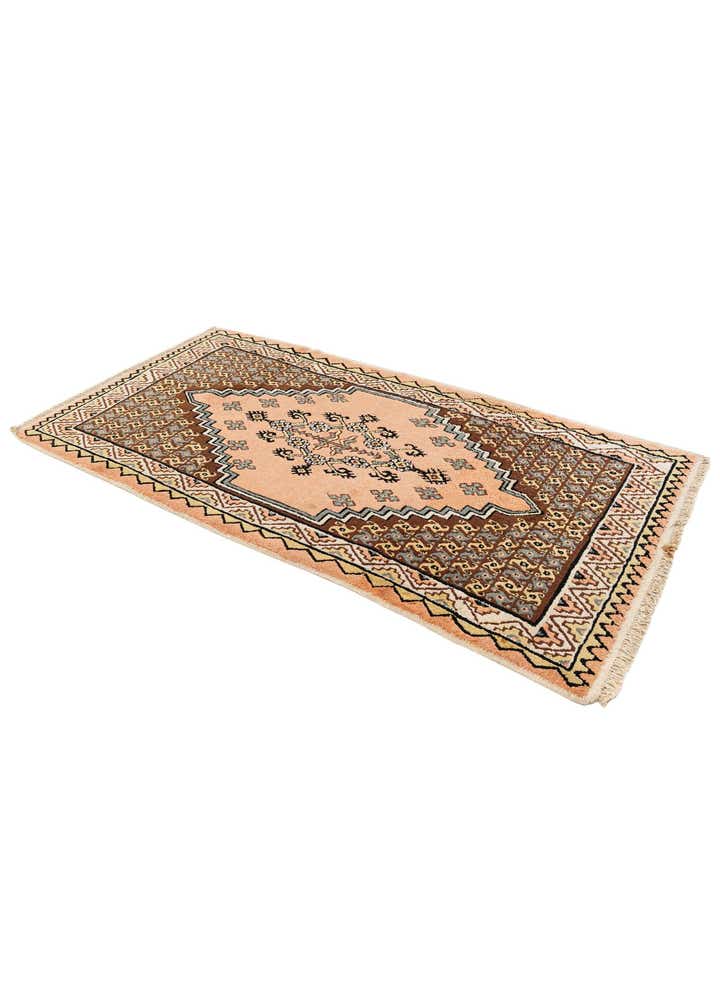3' 6 x 6' 5 Hand Knotted Moroccan Wool Rug