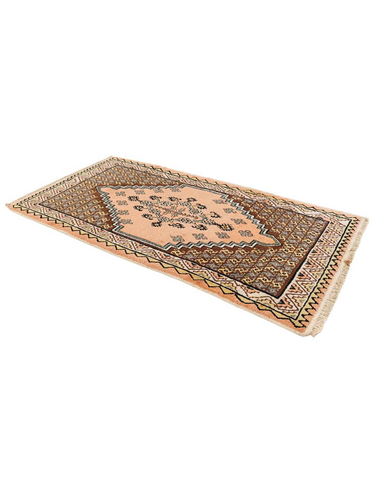 Detail image of 3' 6 x 6' 5 Hand Knotted Moroccan Wool Rug