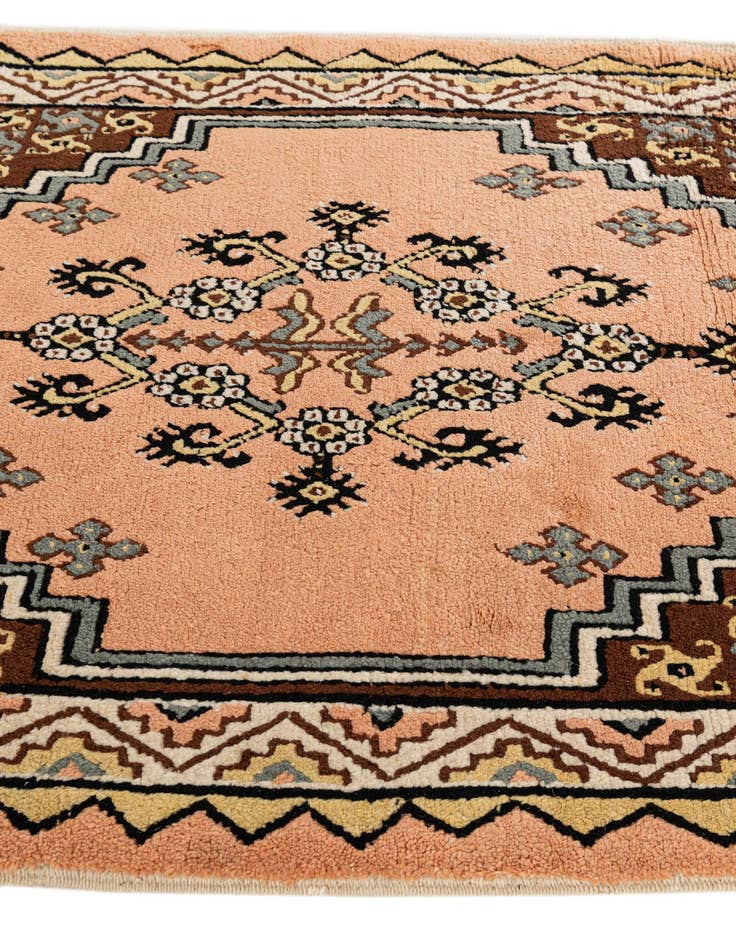 Detail image of 3' 6 x 6' 5 Hand Knotted Moroccan Wool Rug