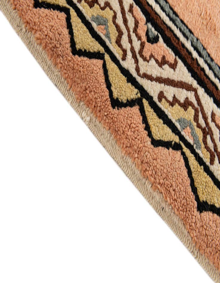 Detail image of 3' 6 x 6' 5  Hand Knotted Moroccan Wool Rug