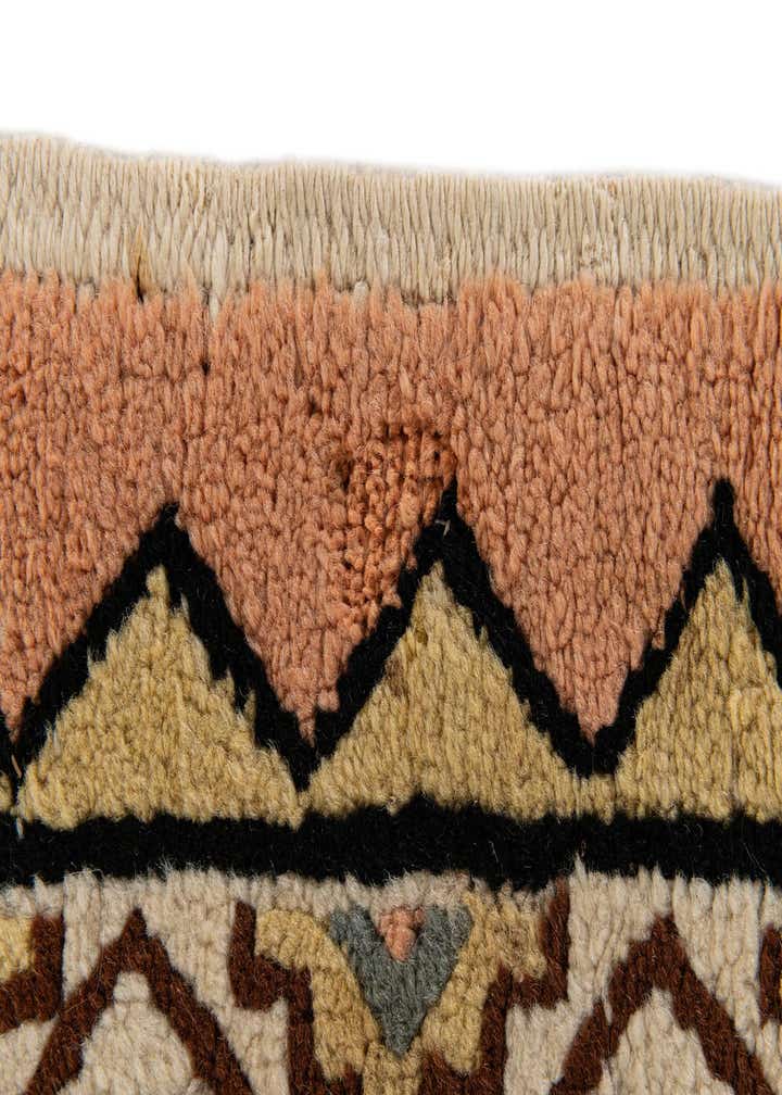 3' 6 x 6' 5 Hand Knotted Moroccan Wool Rug