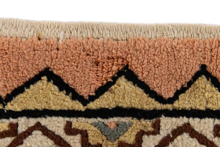 3' 6 x 6' 5 Hand Knotted Moroccan Wool Rug