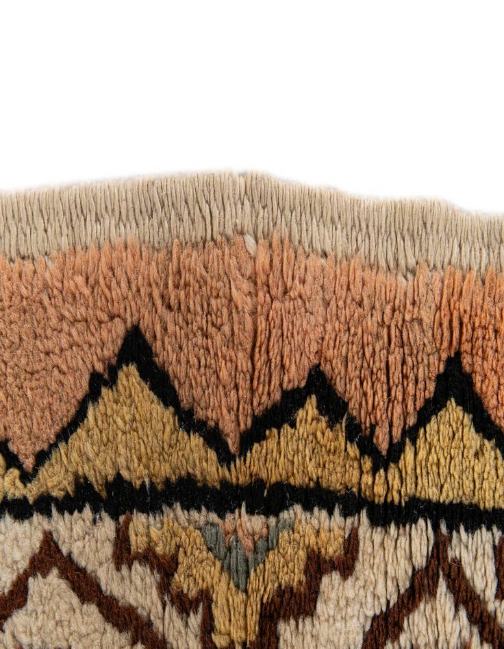 Detail image of 3' 6 x 6' 5  Hand Knotted Moroccan Wool Rug