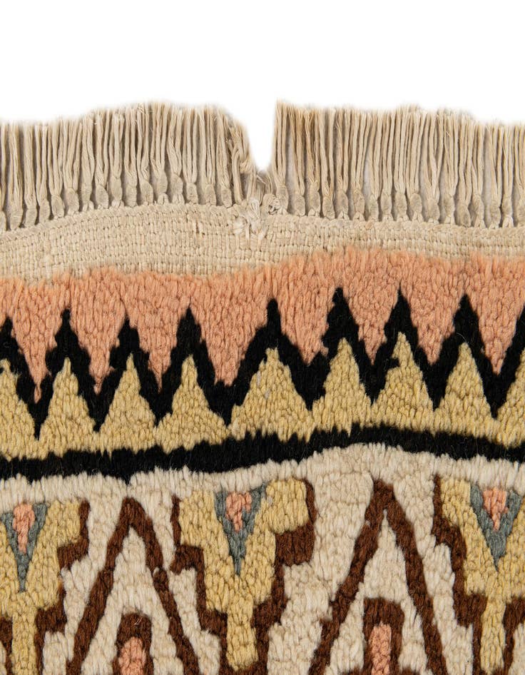 Detail image of 3' 6 x 6' 5  Hand Knotted Moroccan Wool Rug