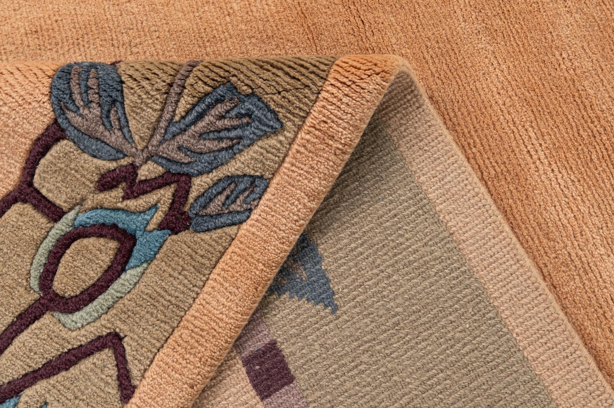 6' 6 x 9' 7 Hand Knotted Nepal Wool Rug