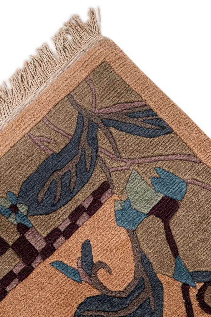 6' 6 x 9' 7 Hand Knotted Nepal Wool Rug