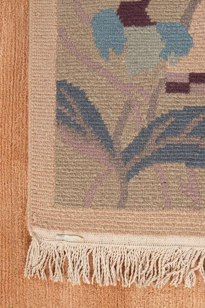 6' 6 x 9' 7 Hand Knotted Nepal Wool Rug
