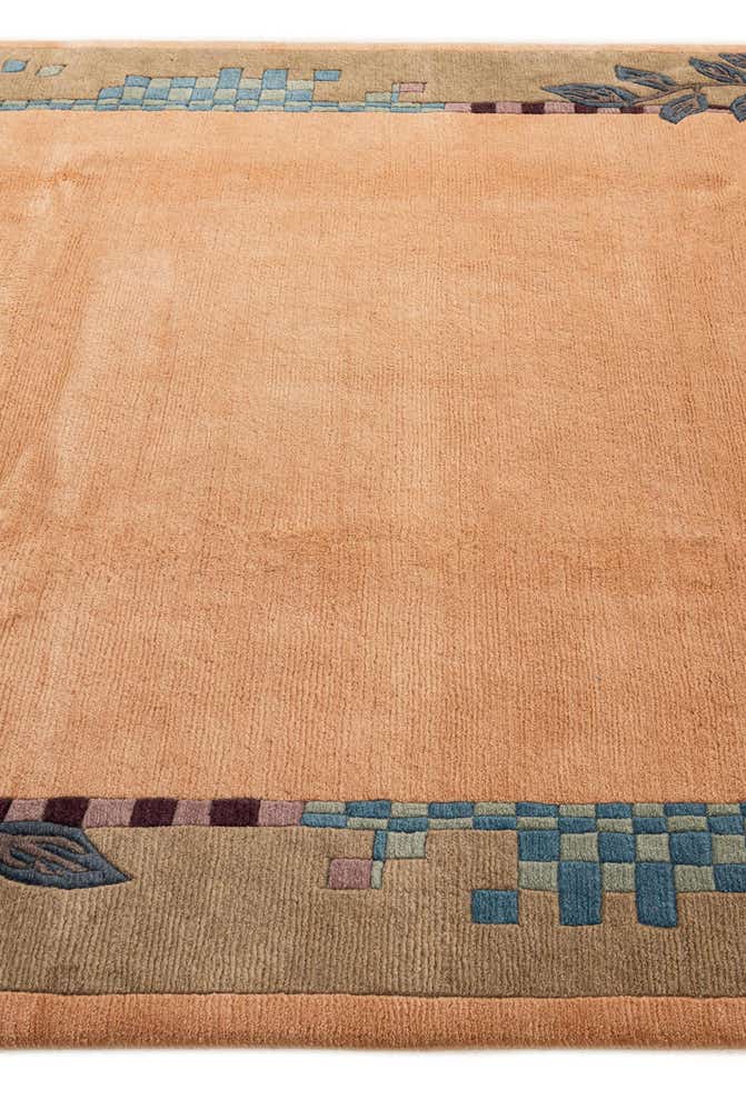 6' 6 x 9' 7 Hand Knotted Nepal Wool Rug