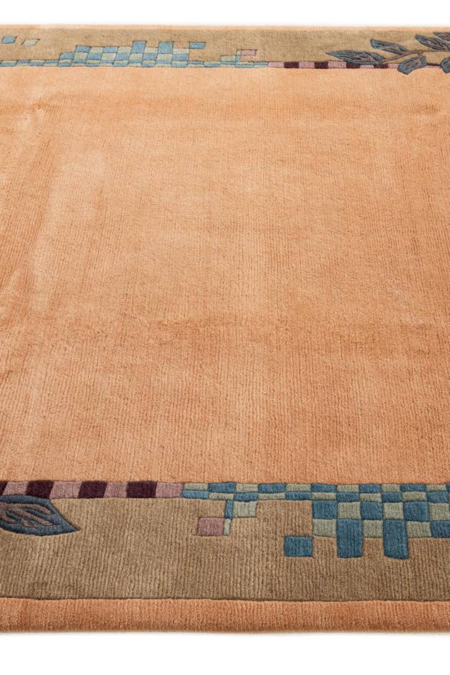 Detail image of 6' 6 x 9' 7 Hand Knotted Nepal Wool Rug