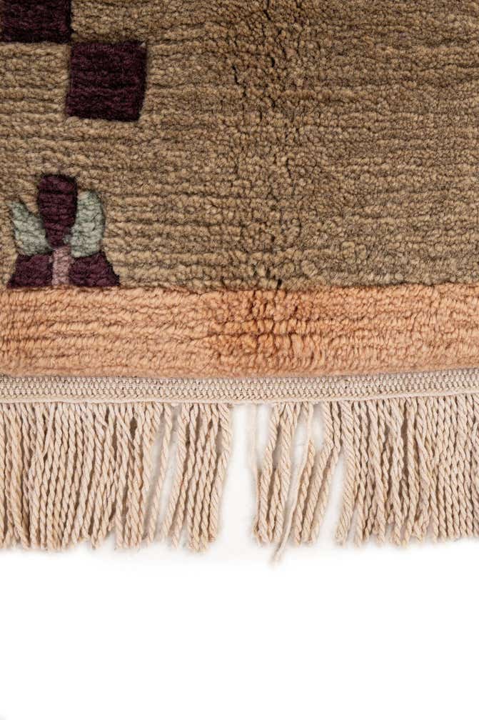 6' 6 x 9' 7 Hand Knotted Nepal Wool Rug