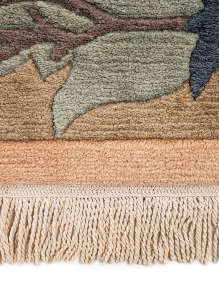 Detail image of 6' 6 x 9' 7  Hand Knotted Nepal Wool Rug