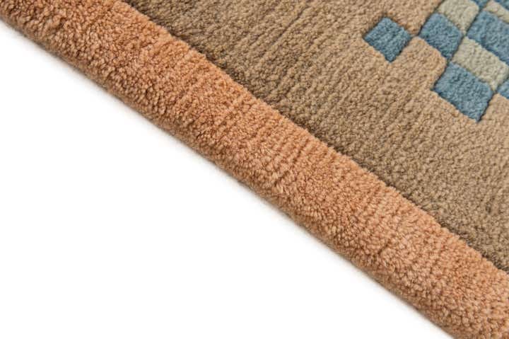 6' 6 x 9' 9 Hand Knotted Nepal Wool Rug