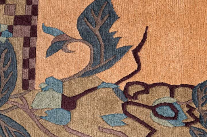 6' 6 x 9' 9 Hand Knotted Nepal Wool Rug