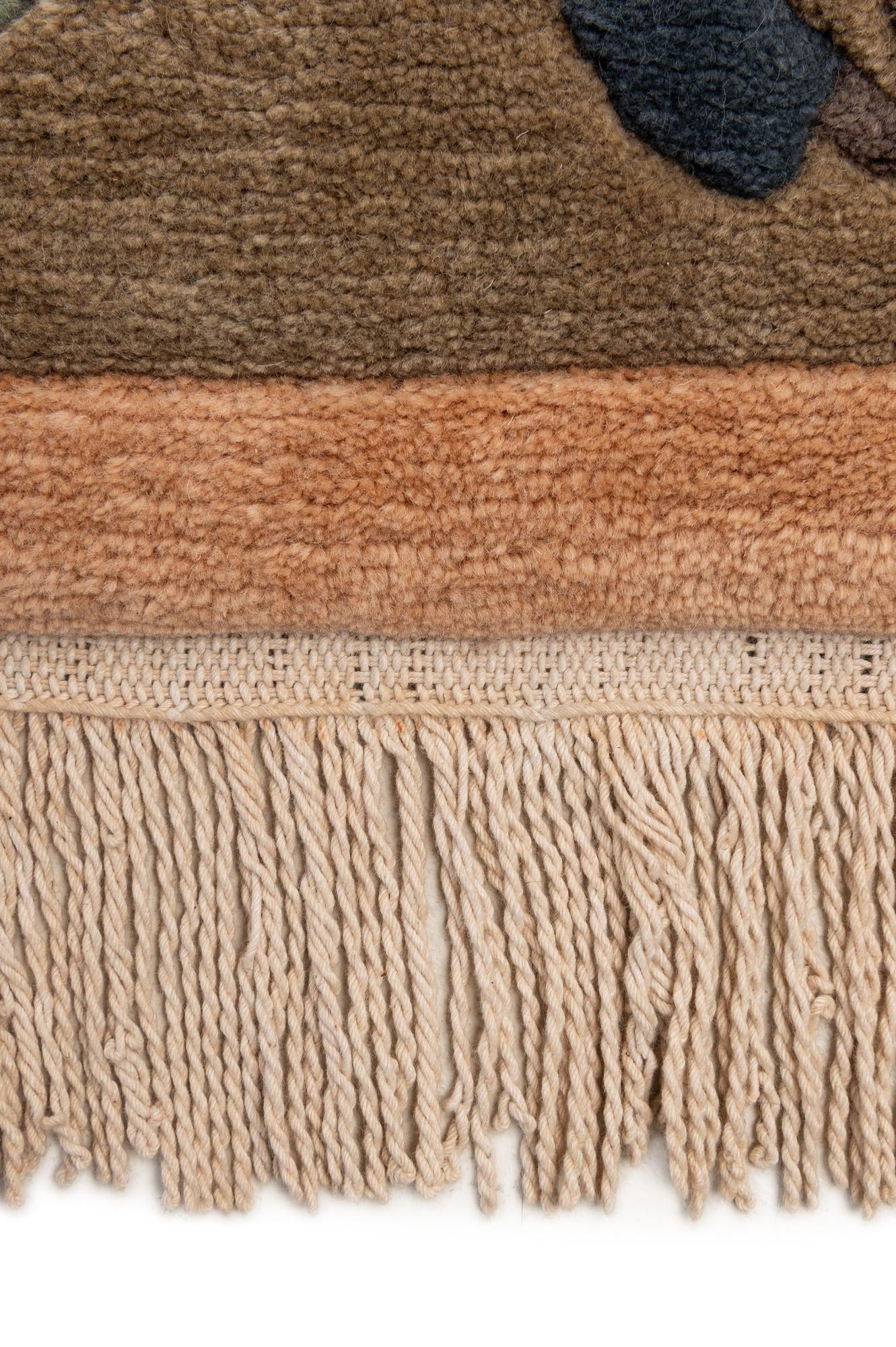 8' 2 x 11' 4 Hand Knotted Nepal Wool Rug