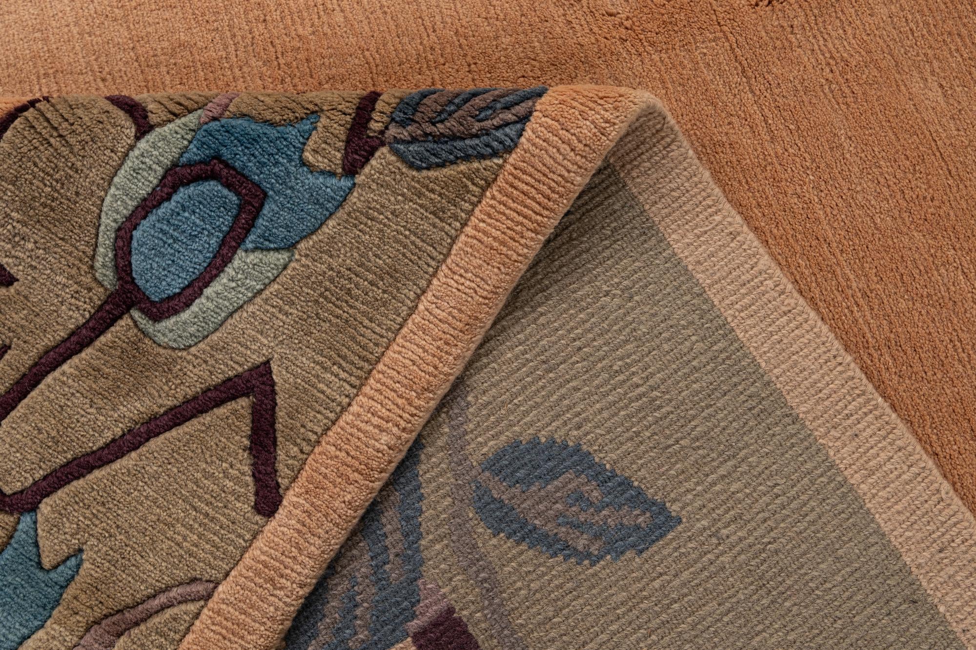 8' 2 x 11' 4 Hand Knotted Nepal Wool Rug