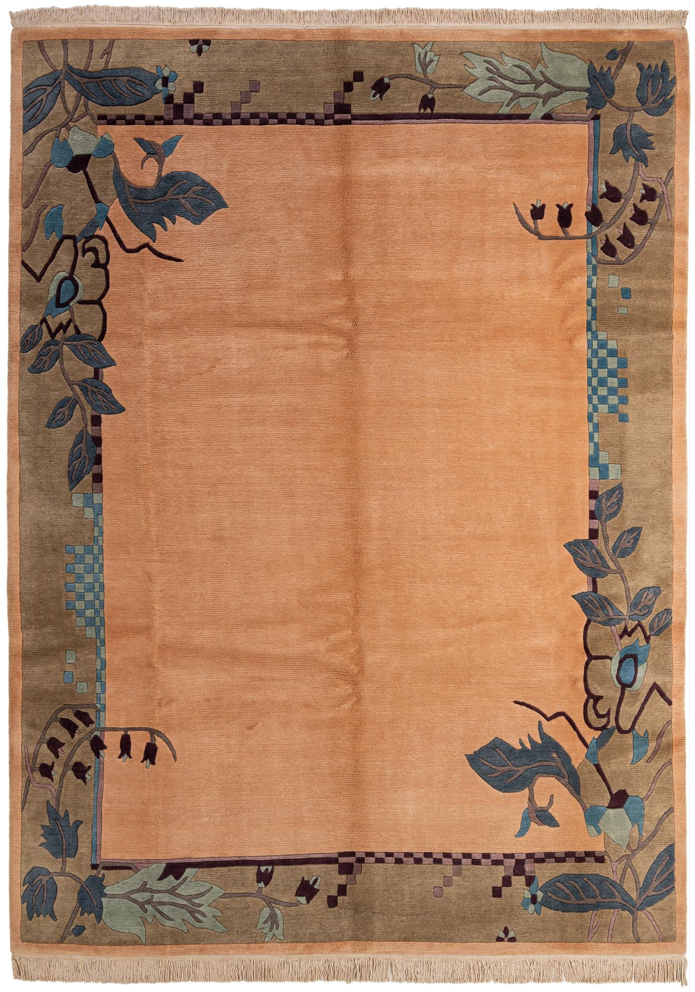 8' 2 x 11' 4 Hand Knotted Nepal Wool Rug