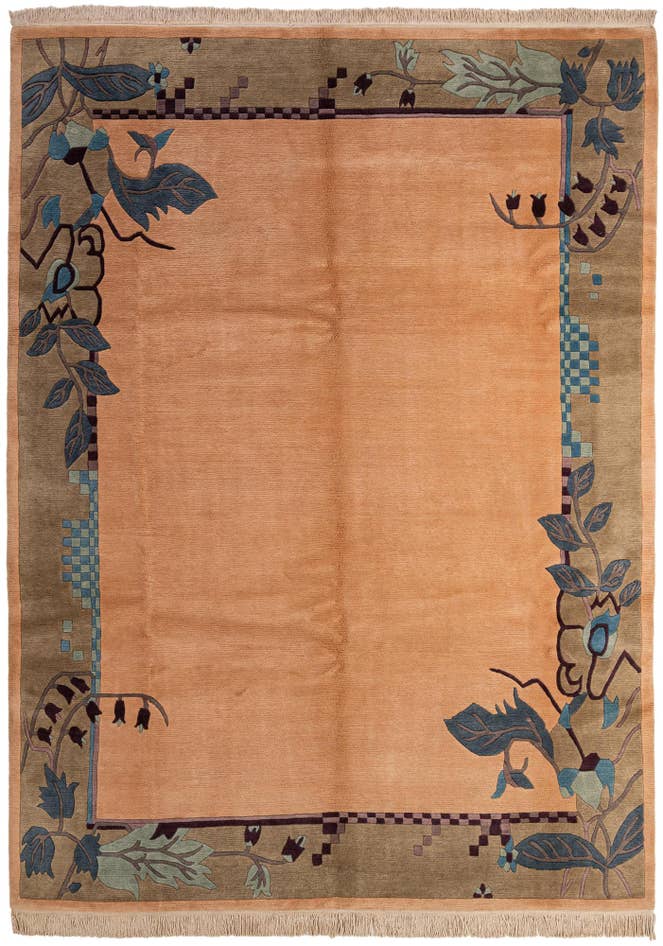 Detail image of 8' 2 x 11' 4 Hand Knotted Nepal Wool Rug