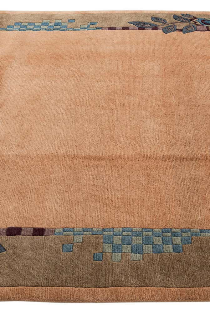 6' 3 x 9' 1 Hand Knotted Nepal Wool Rug