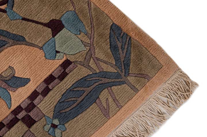 6' 3 x 9' 1 Hand Knotted Nepal Wool Rug