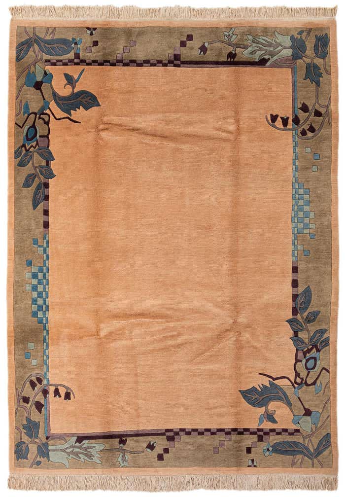 6' 3 x 9' 1 Hand Knotted Nepal Wool Rug