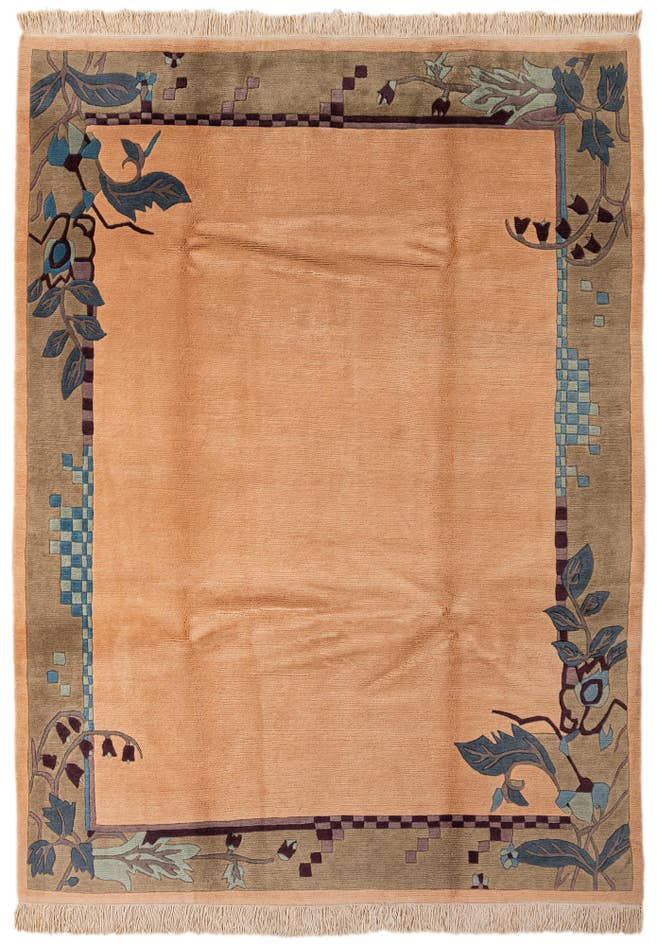 Detail image of 6' 3 x 9' 1 Hand Knotted Nepal Wool Rug