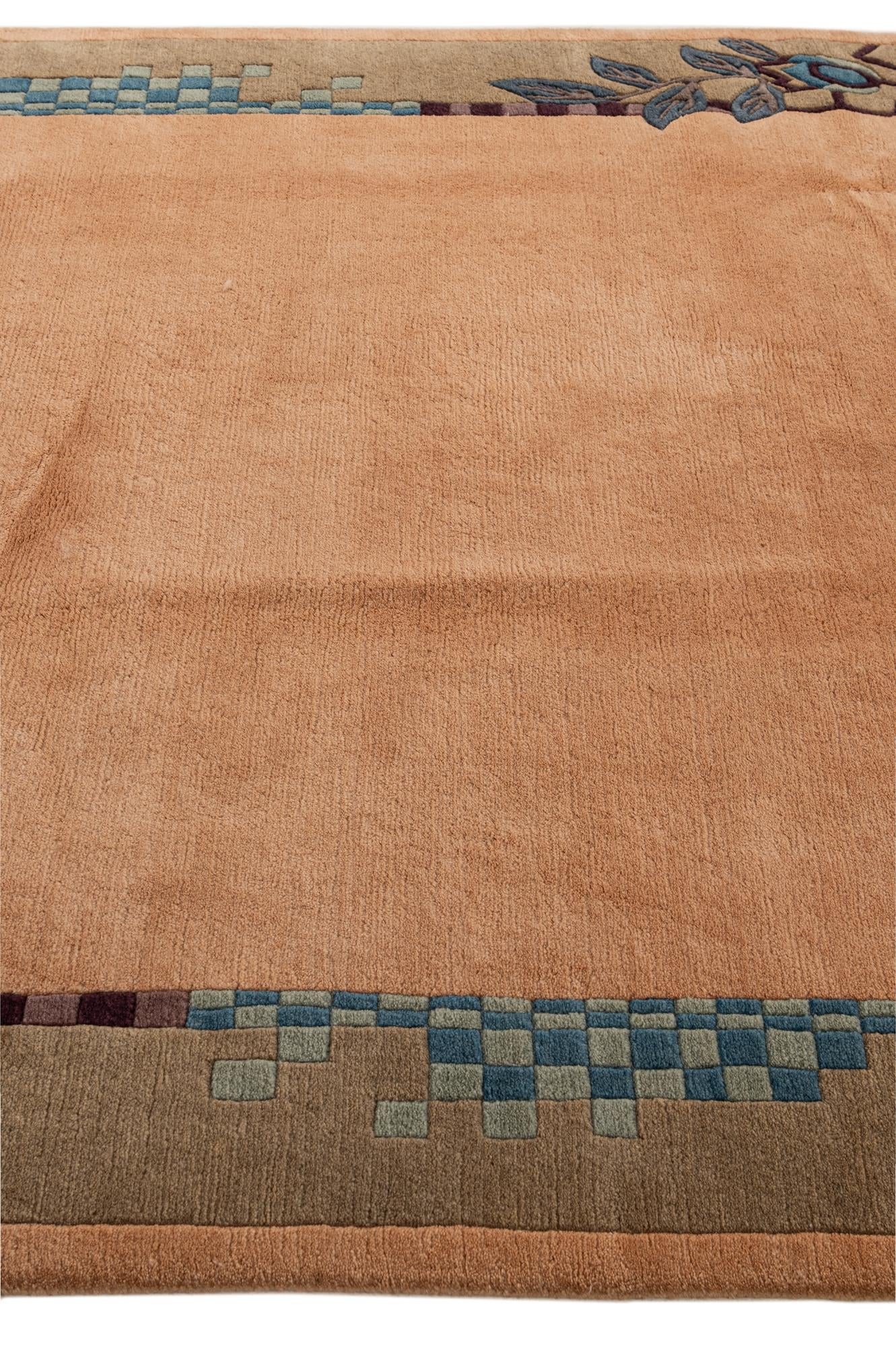 6' 7 x 9' 8 Hand Knotted Nepal Wool Rug