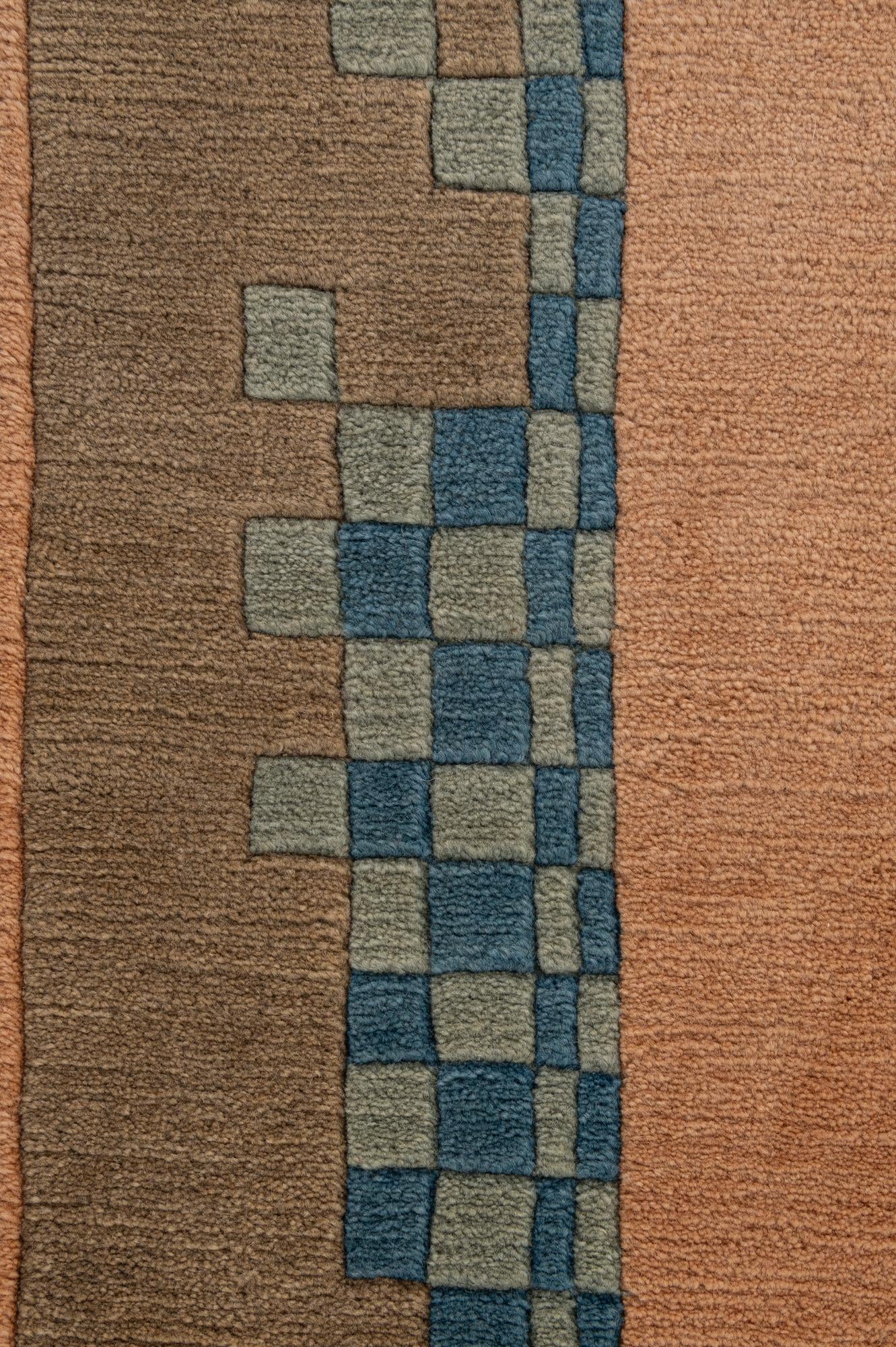 6' 7 x 9' 8 Hand Knotted Nepal Wool Rug