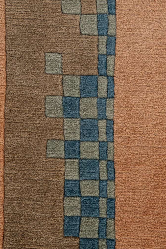 6' 7 x 9' 8 Hand Knotted Nepal Wool Rug