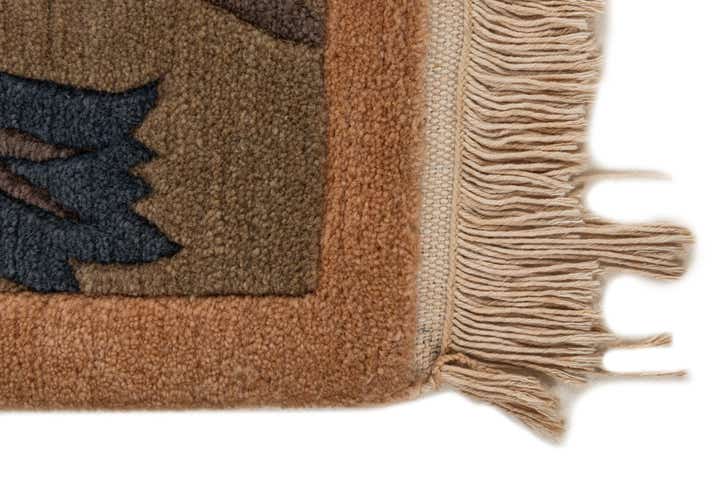 6' 7 x 9' 8 Hand Knotted Nepal Wool Rug