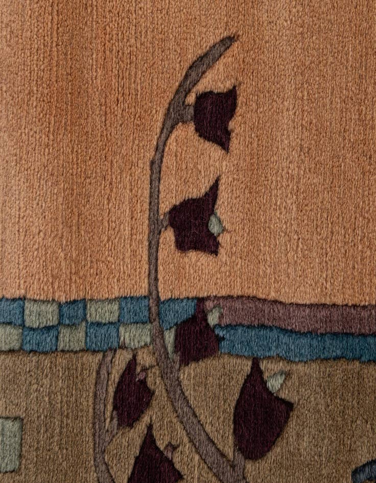 Detail image of 6' 7 x 9' 8  Hand Knotted Nepal Wool Rug