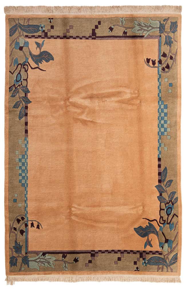 6' 7 x 9' 8 Hand Knotted Nepal Wool Rug