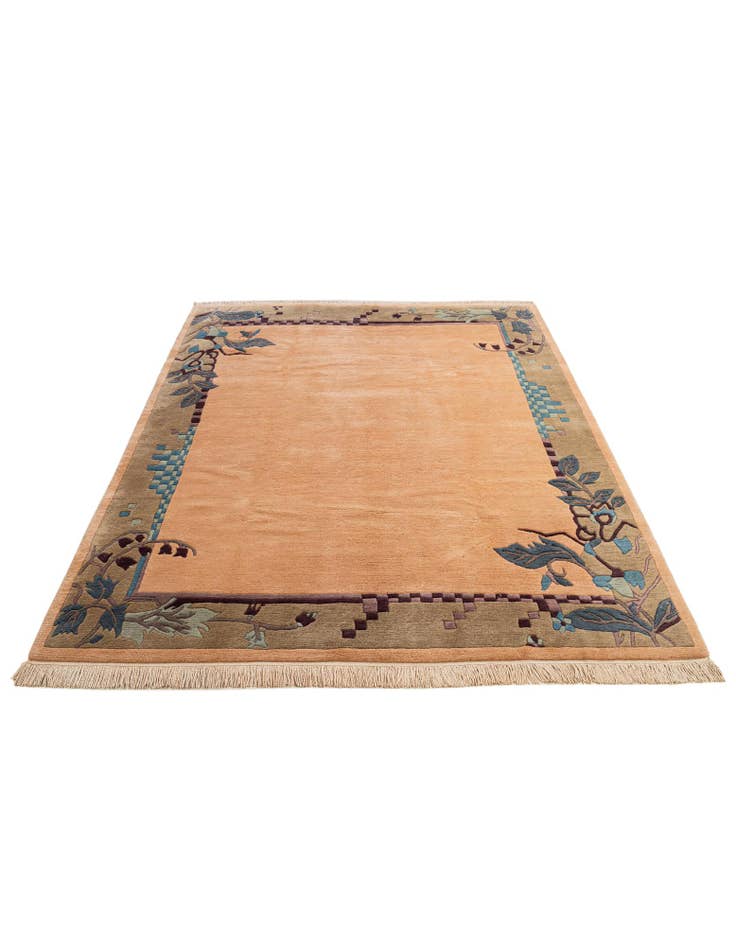 Detail image of 6' 7 x 9' 7 Hand Knotted Nepal Wool Rug