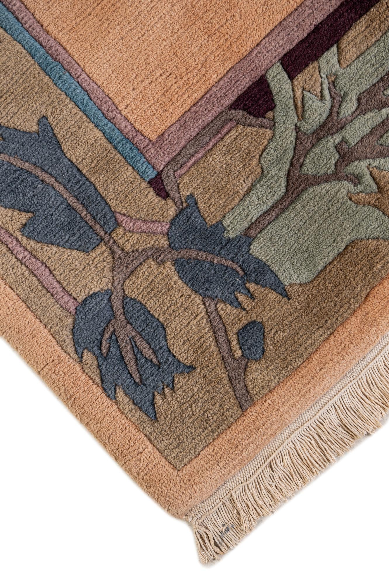 6' 7 x 9' 7 Hand Knotted Nepal Wool Rug