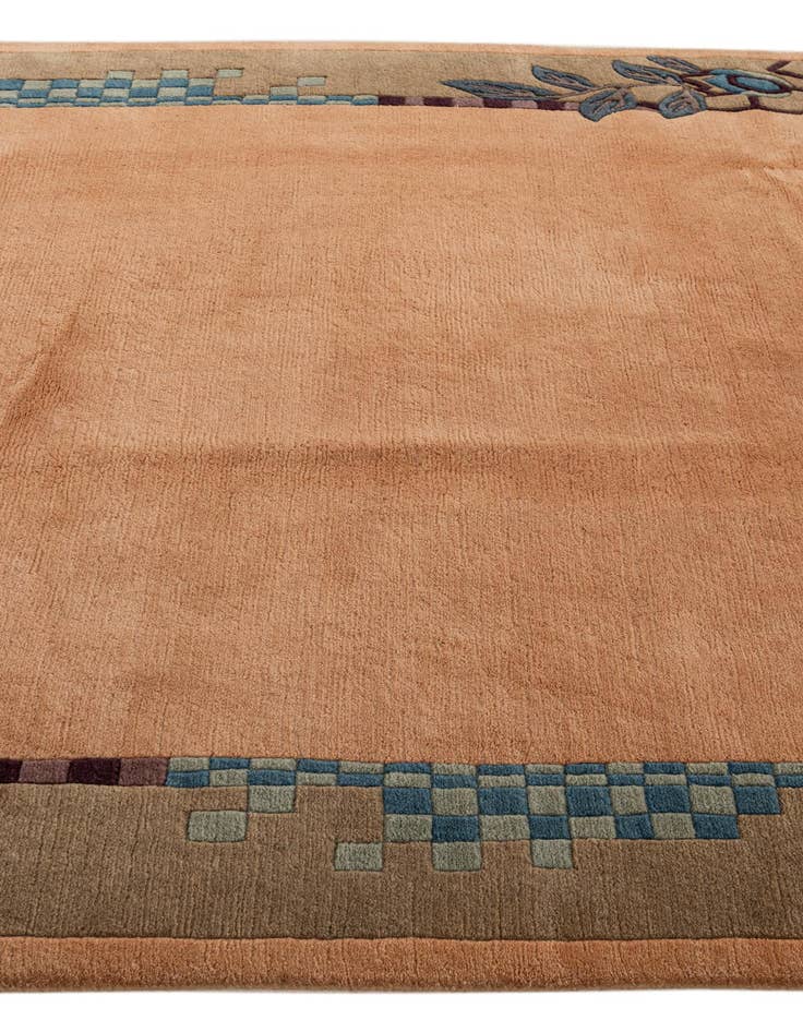 Detail image of 6' 7 x 9' 7  Hand Knotted Nepal Wool Rug